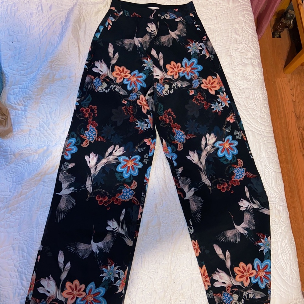 Wide Legged Satin Pants